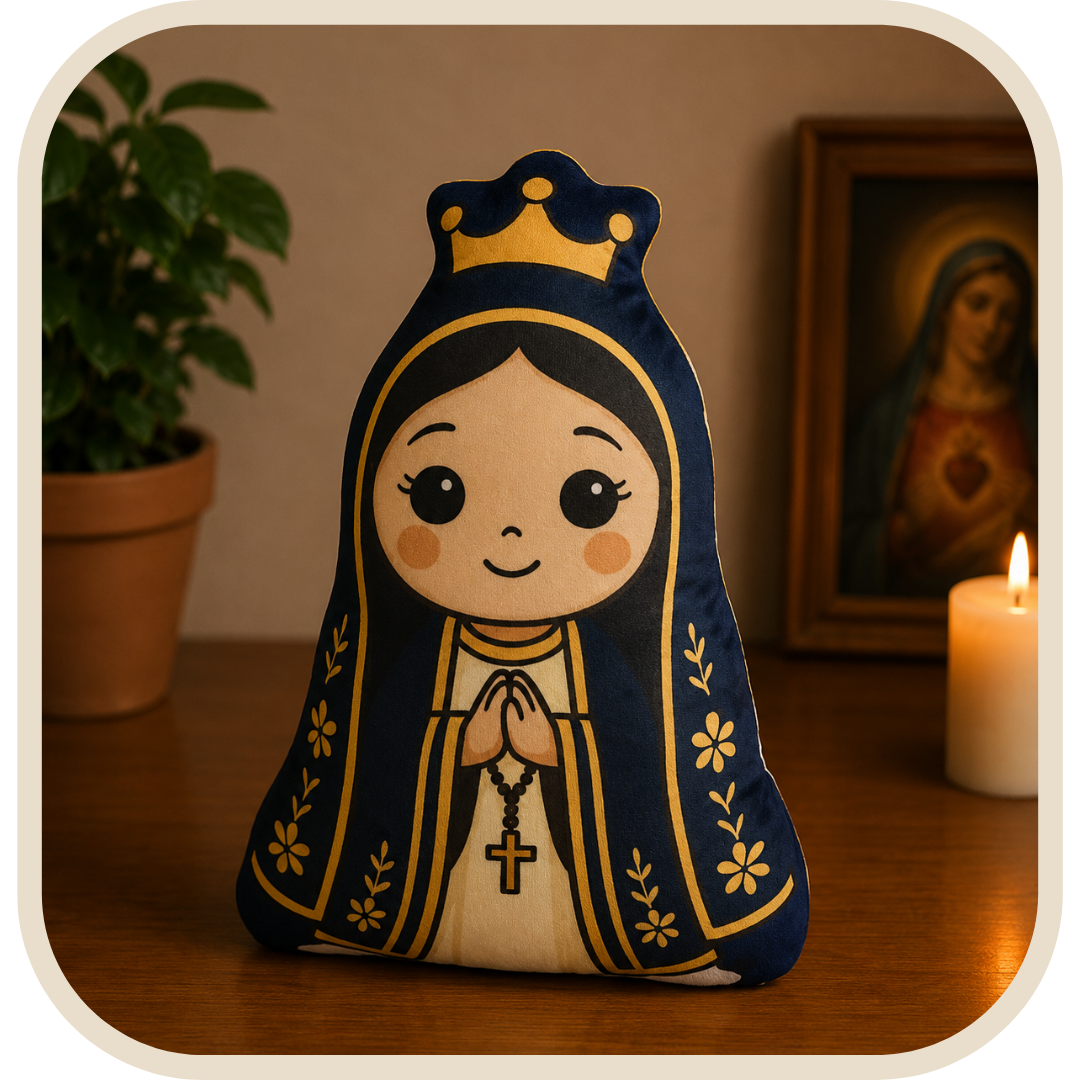 Cuscino per Bambini Nostra Signora Aparecida in Cotone 30cm®