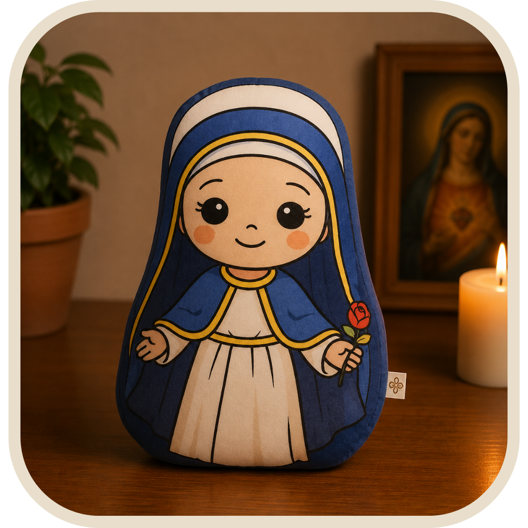 Cuscino per Bambini Nostra Signora delle Grazie in Cotone 30cm®