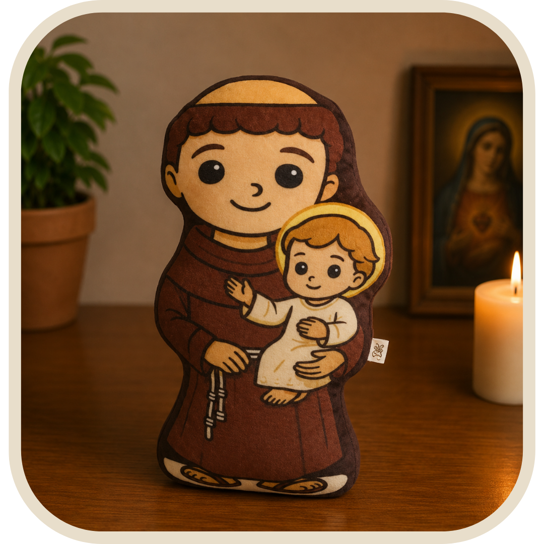 Cuscino per Bambini Sant'Antonio in Cotone 30cm®