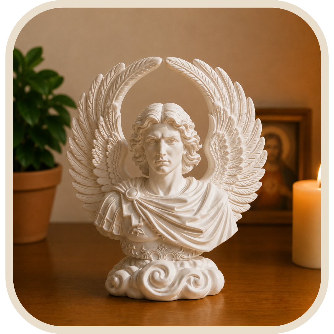 Statua Busto San Michele Arcangelo 15cm®