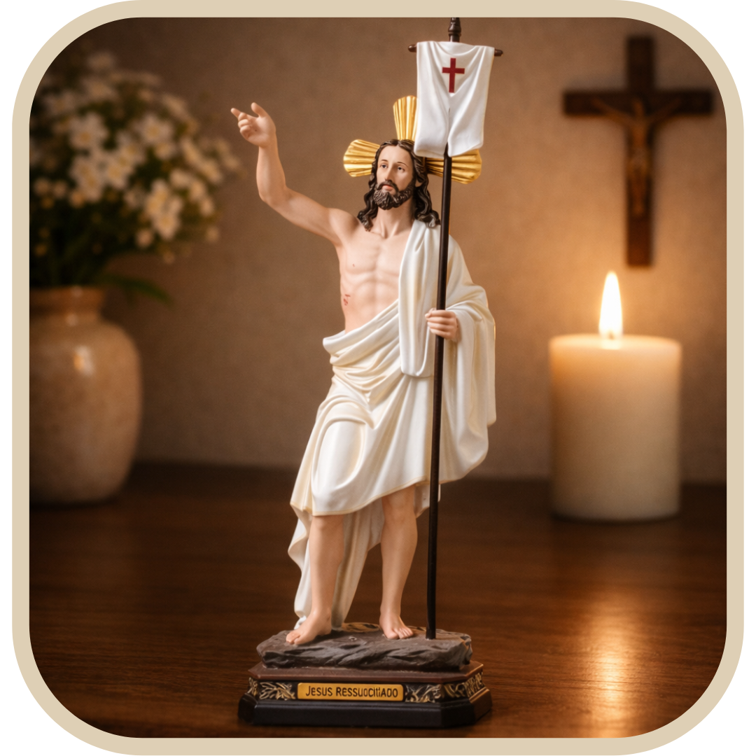 Statua Gesù Risorto 40cm®