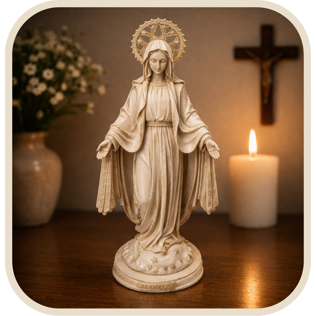 Statua Nostra Signora delle Grazie 30cm in Resina®
