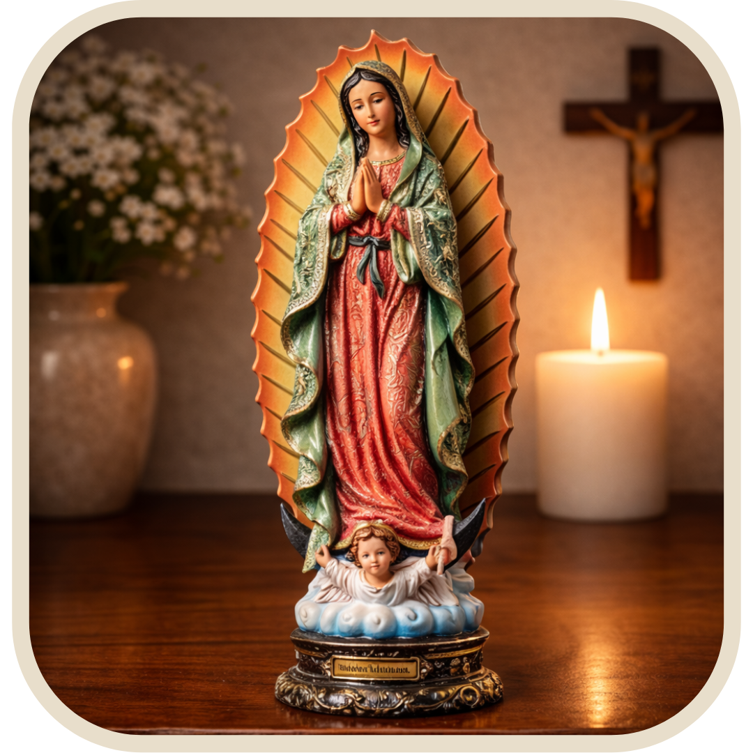 Statua Nostra Signora di Guadalupe 30cm in Resina®