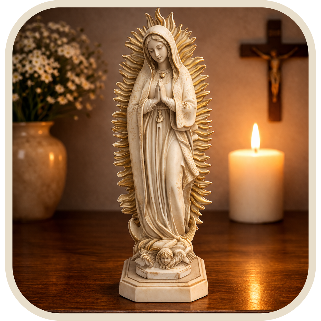 Statua Nostra Signora di Guadalupe 33cm in Resina®