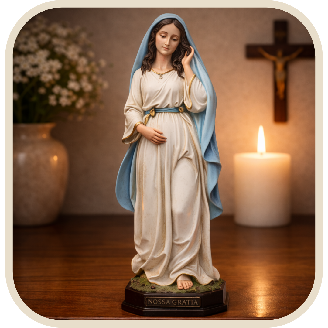 Statua Nostra Signora in Attesa (Incinta) 20cm in Resina®