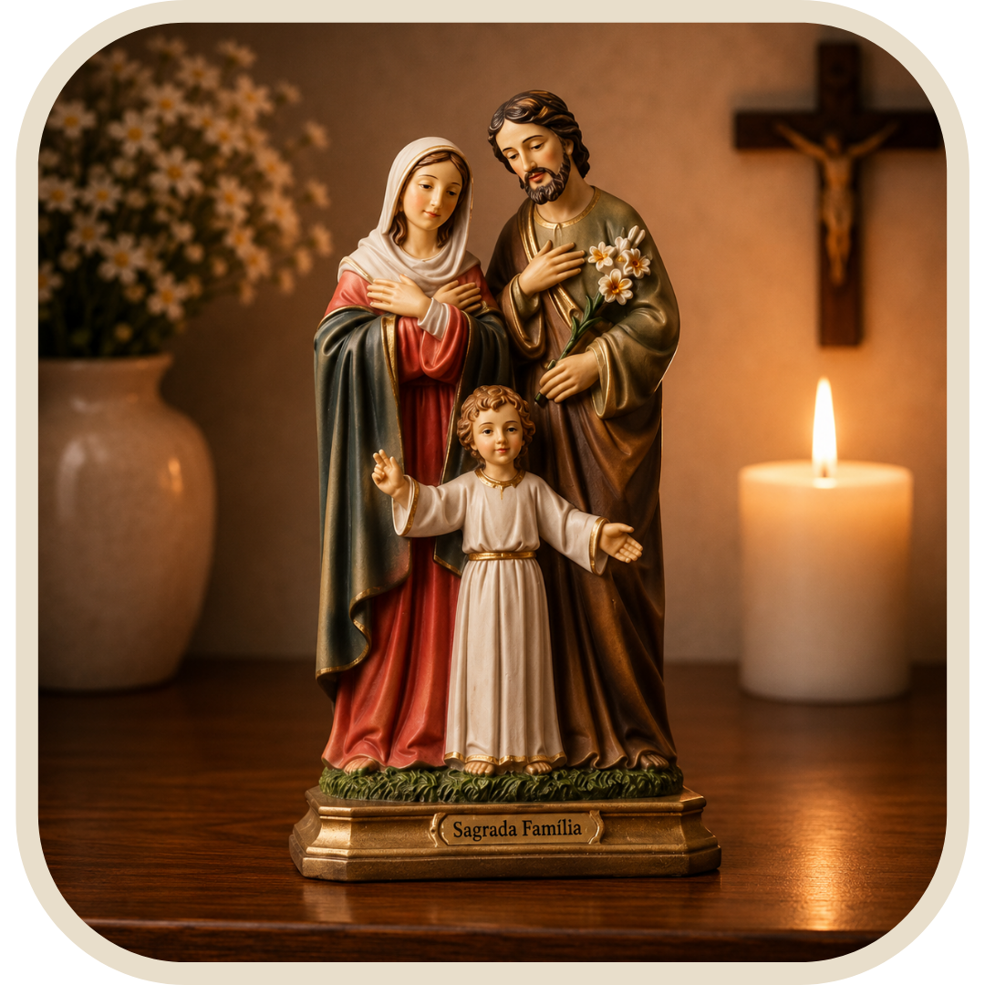 Statua Sacra Famiglia 30cm in Resina®