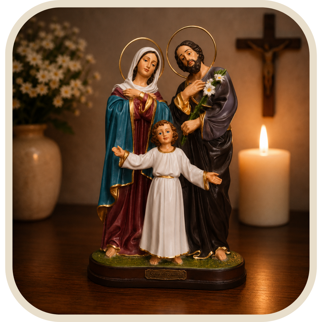 Statua Sacra Famiglia 40cm in Resina®