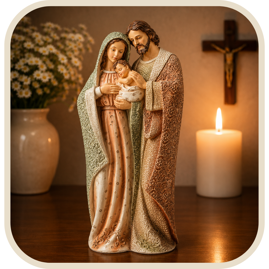 Statua Sacra Famiglia Classica 40cm in Resina®