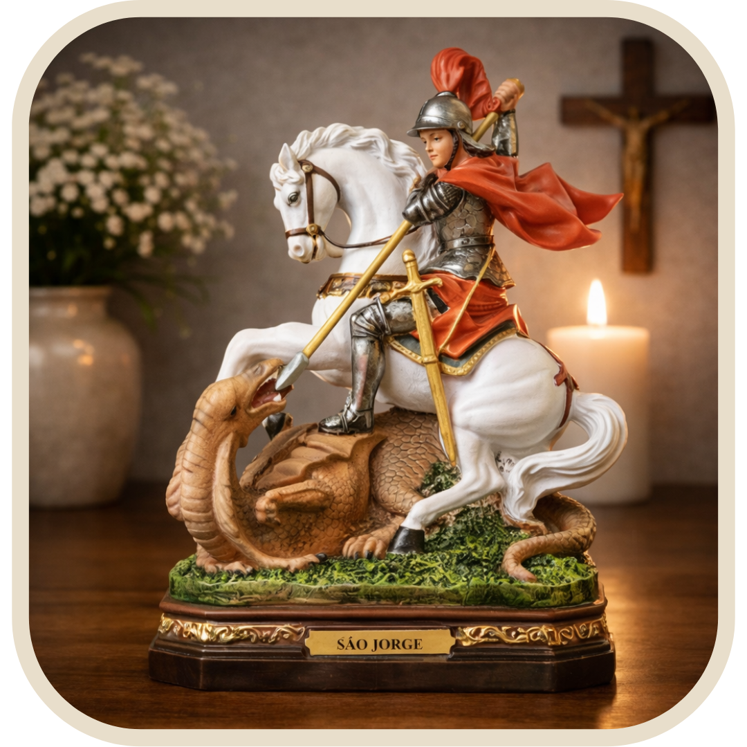 Statua San Giorgio in Resina 20cm®