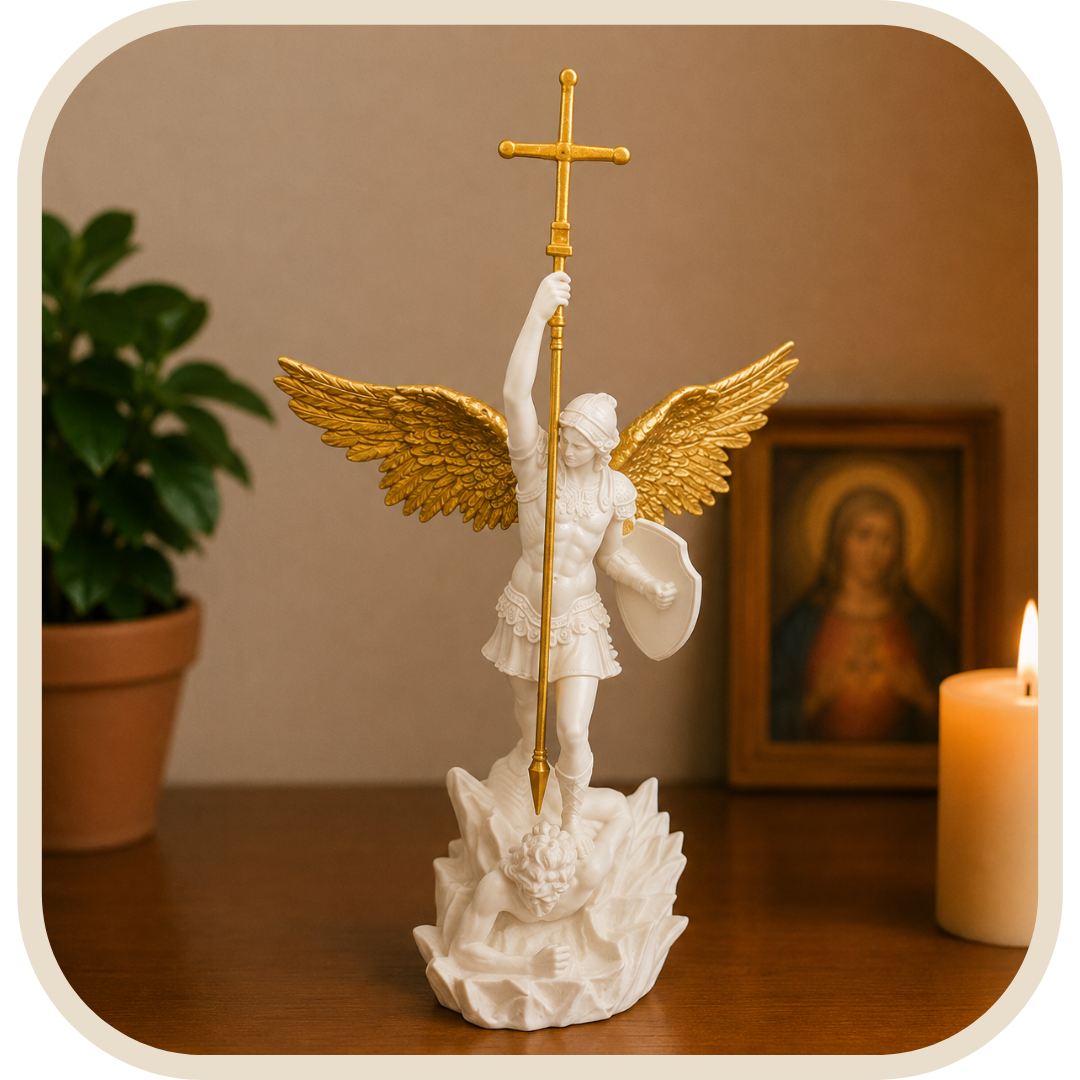 Statua San Michele Arcangelo Guerriero 30cm®