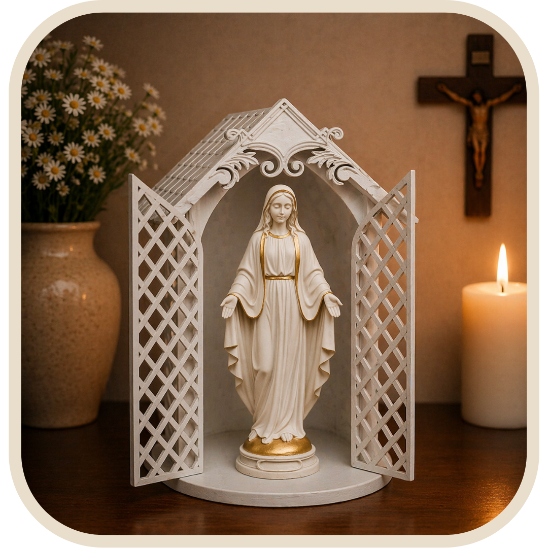 Kit Cappella + Statua Nostra Signora delle Grazie 20cm®