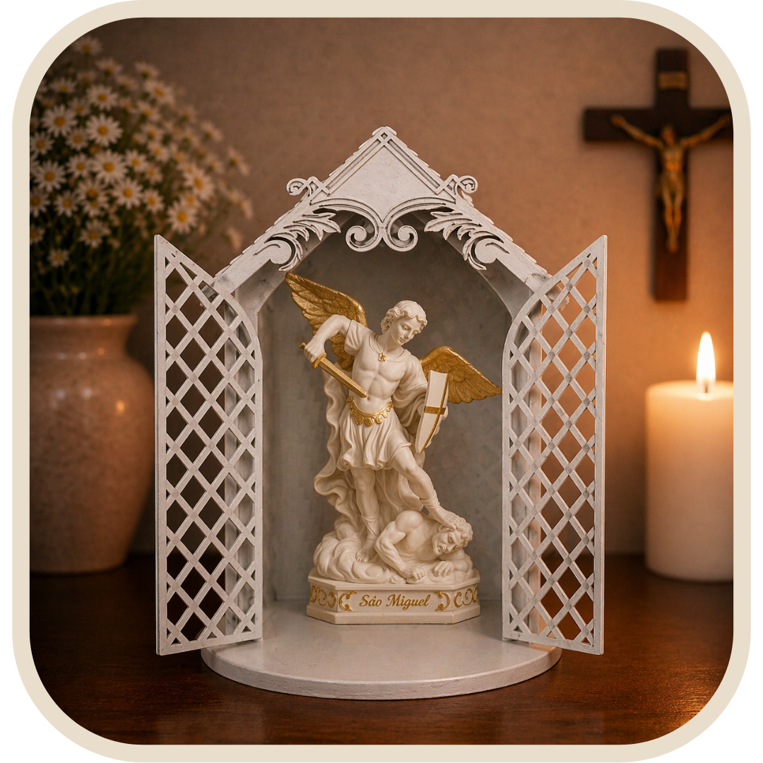 Kit Cappella + Statua San Michele Arcangelo 20cm®