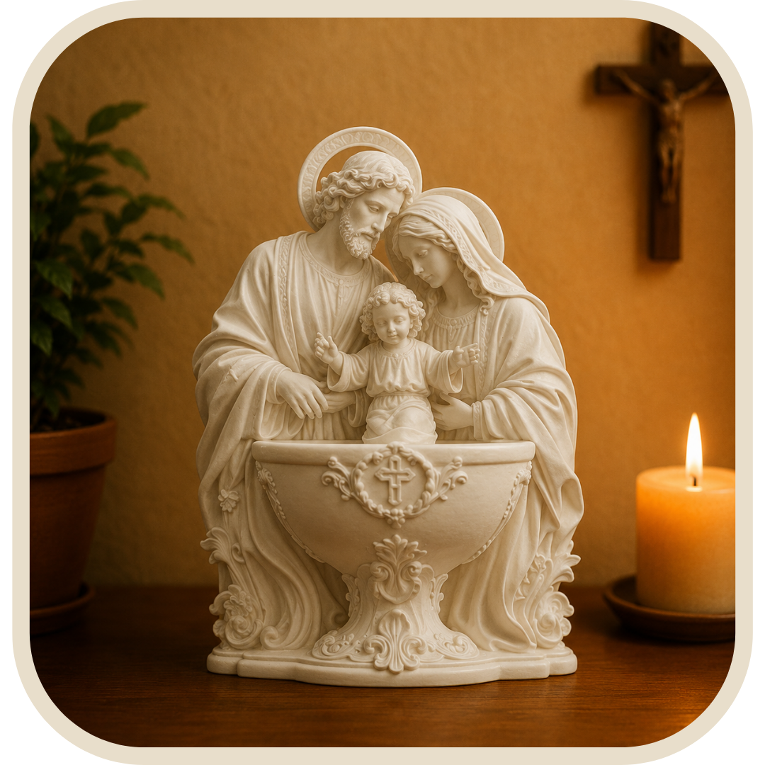 Acquasantiera da Tavolo Sacra Famiglia®