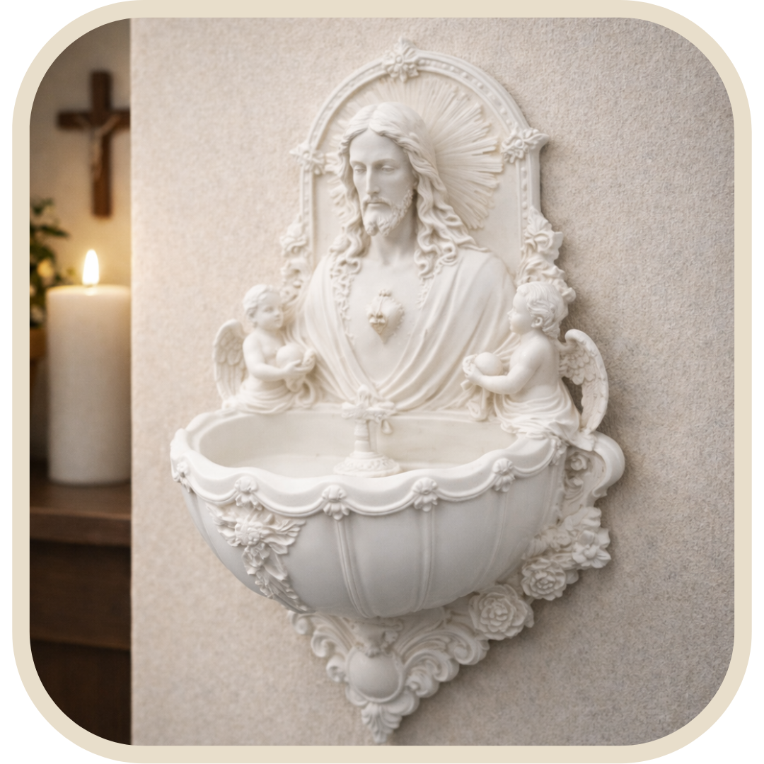 Acquasantiera Sacro Cuore di Gesù®