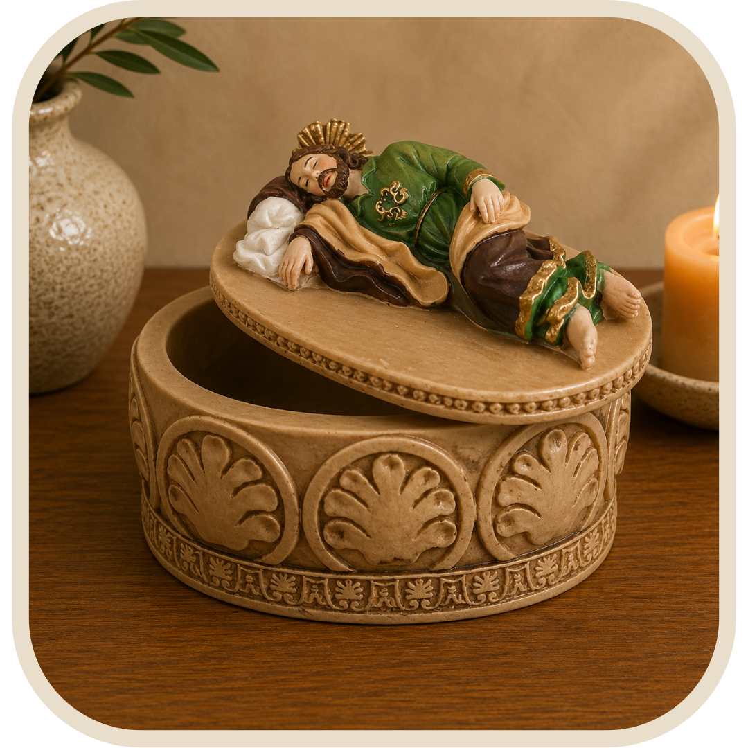 Portarosario con Coperchio San Giuseppe Dormiente®