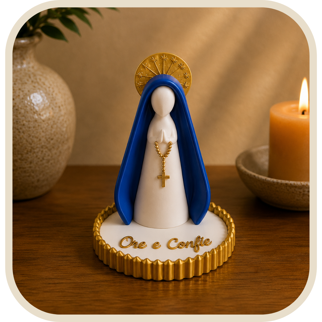 Portarosario Nostra Signora Aparecida Minimalista®
